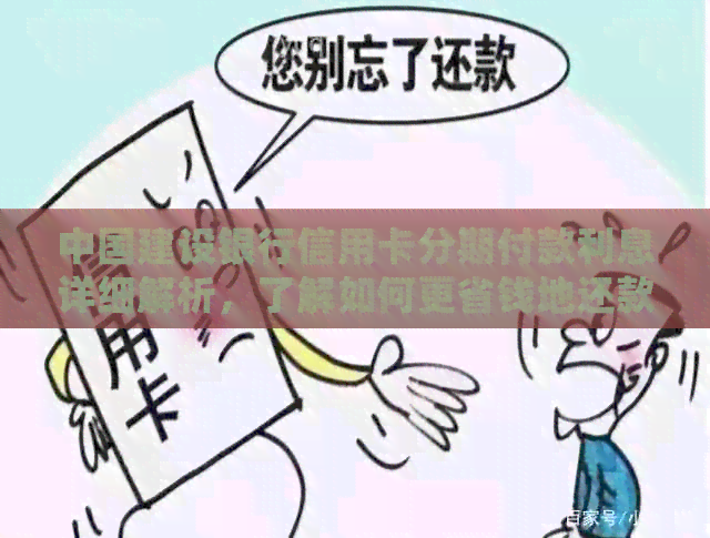 中国建设银行信用卡分期付款利息详细解析，了解如何更省钱地还款！