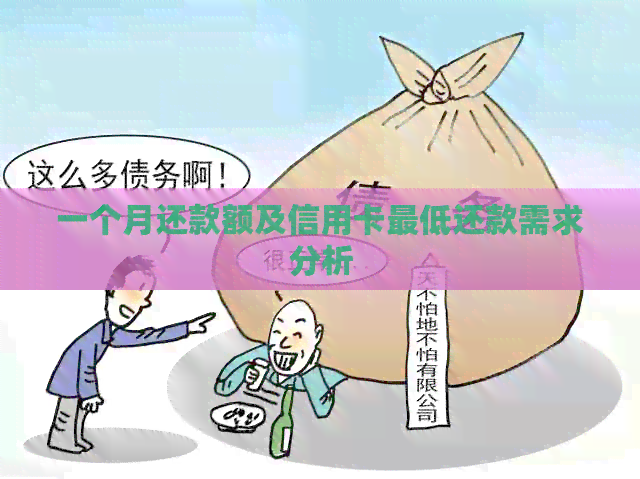 一个月还款额及信用卡更低还款需求分析