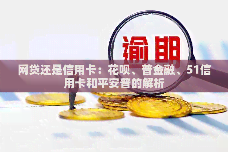 网贷还是信用卡：信用卡、普金融、51信用卡和平安普的解析