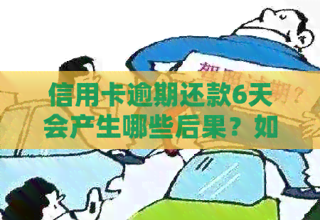 信用卡逾期还款6天会产生哪些后果？如何解决逾期问题并避免信用损失？