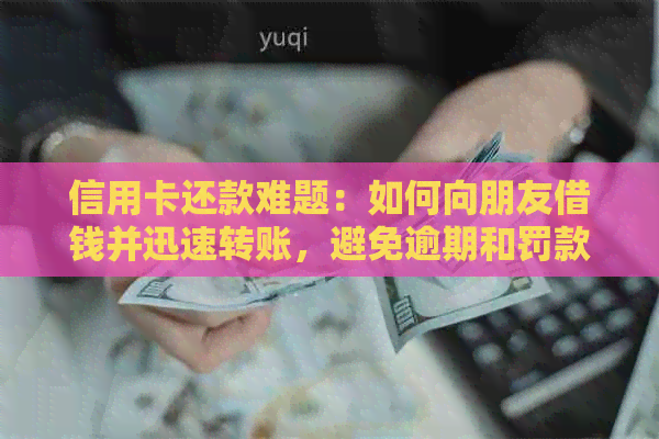 信用卡还款难题：如何向朋友借钱并迅速转账，避免逾期和罚款？