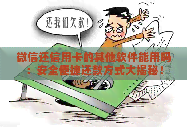 微信还信用卡的其他软件能用吗：安全便捷还款方式大揭秘！