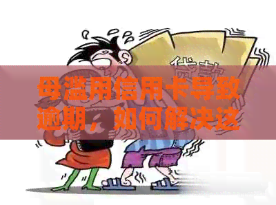母滥用信用卡导致逾期，如何解决这个问题？