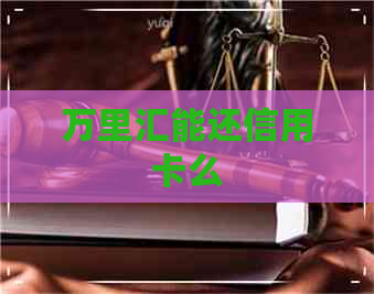 万里汇能还信用卡么