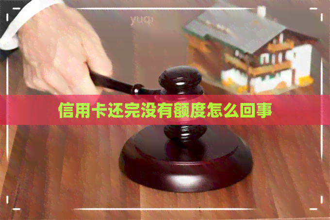 信用卡还完没有额度怎么回事
