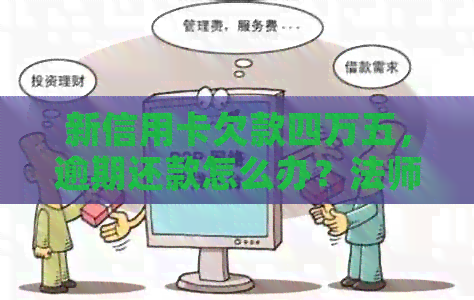 新信用卡欠款四万五，逾期还款怎么办？法师为你解答偿还难题