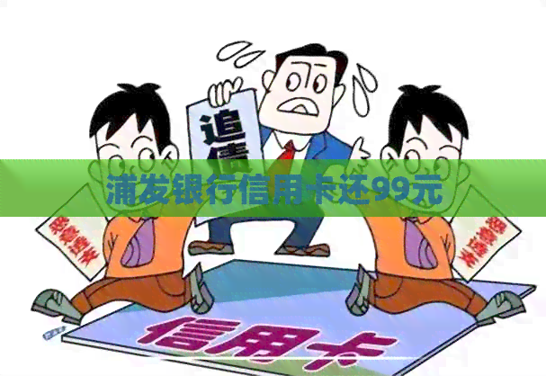 浦发银行信用卡还99元 浦发银行信用卡还99元