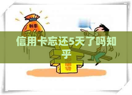 信用卡忘还5天了吗知乎
