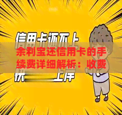 余利宝还信用卡的手续费详细解析：收费标准、影响因素及如何降低费用