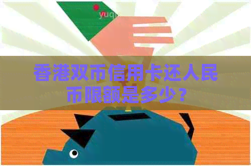 双币信用卡还人民币限额是多少？