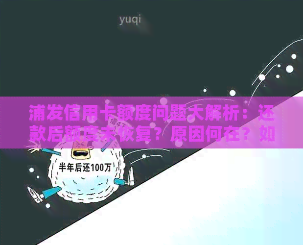 浦发信用卡额度问题大解析：还款后额度未恢复？原因何在？如何解决？
