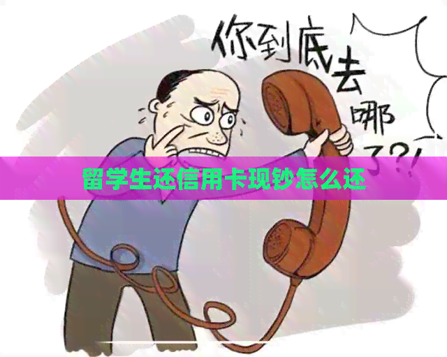 留学生还信用卡现钞怎么还
