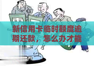 新信用卡临时额度逾期还款，怎么办才能避免影响信用？