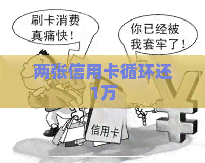 两张信用卡循环还1万