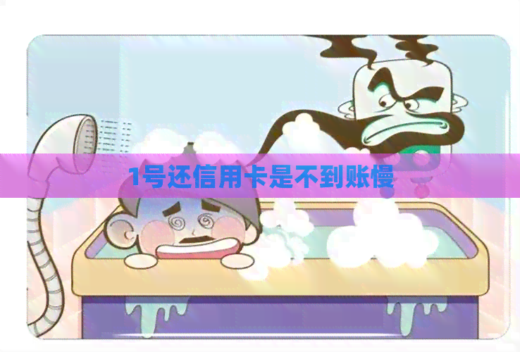 1号还信用卡是不到账慢