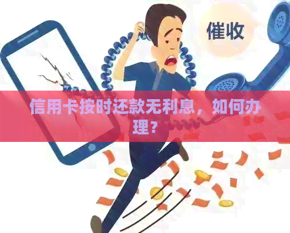 信用卡按时还款无利息，如何办理？
