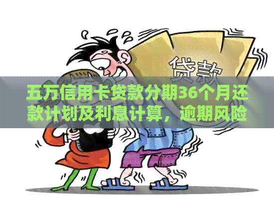 五万信用卡贷款分期36个月还款计划及利息计算，逾期风险分析与解决方案