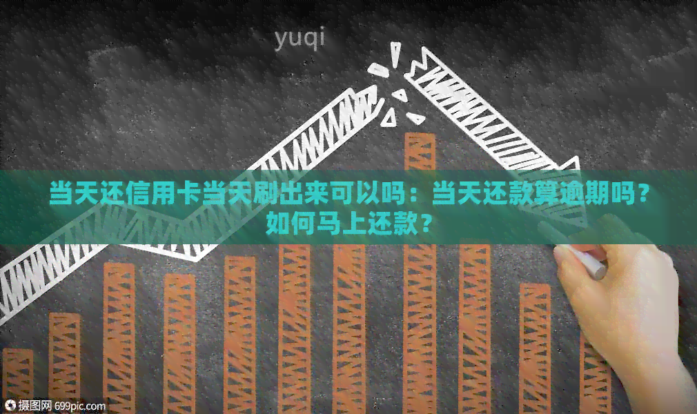 当天还信用卡当天刷出来可以吗：当天还款算逾期吗？如何马上还款？