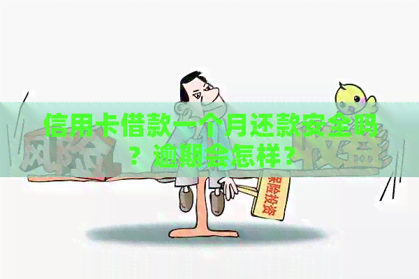 信用卡借款一个月还款安全吗？逾期会怎样？
