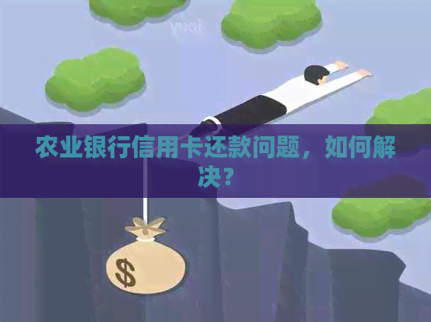 农业银行信用卡还款问题，如何解决？
