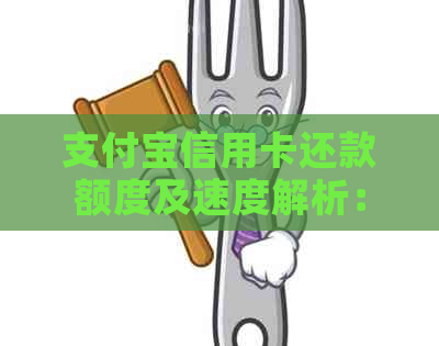 支付宝信用卡还款额度及速度解析：一天可以还多少账单？有哪些注意事项？