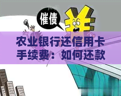 农业银行还信用卡手续费：如何还款，更低额显示问题及操作指南