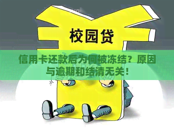 信用卡还款后为何被冻结？原因与逾期和结清无关！