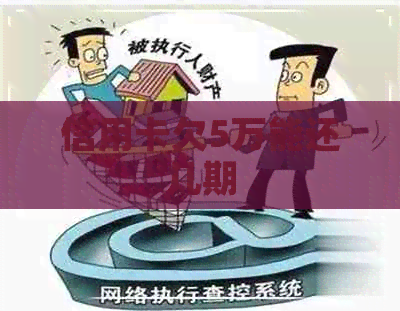 信用卡欠5万能还几期