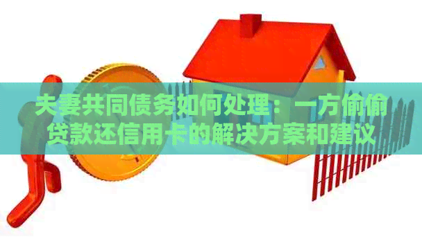 夫妻共同债务如何处理：一方偷偷贷款还信用卡的解决方案和建议