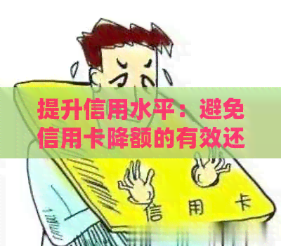 提升信用水平：避免信用卡降额的有效还款策略