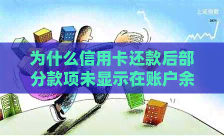 为什么信用卡还款后部分款项未显示在账户余额中？