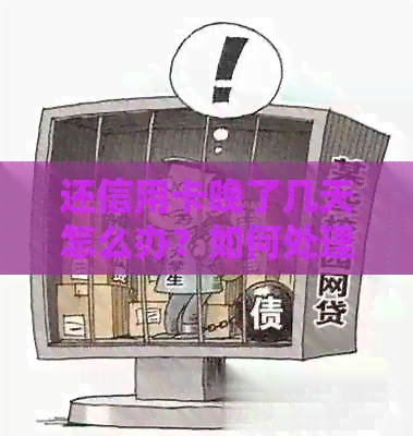 还信用卡晚了几天怎么办？如何处理期还款和推还款？