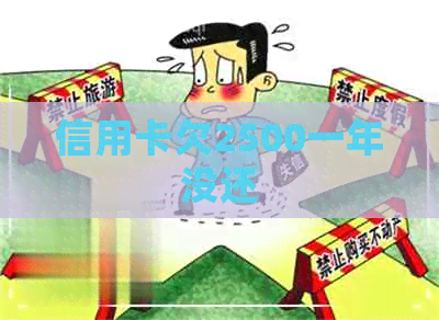 信用卡欠2500一年没还
