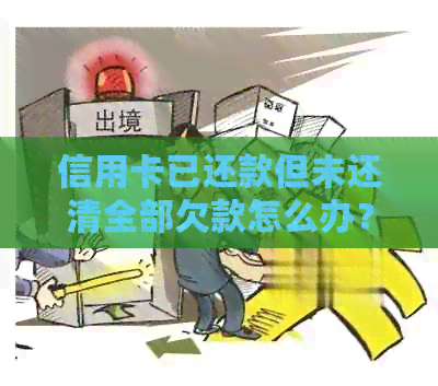 信用卡已还款但未还清全部欠款怎么办？了解更低还款额及其影响