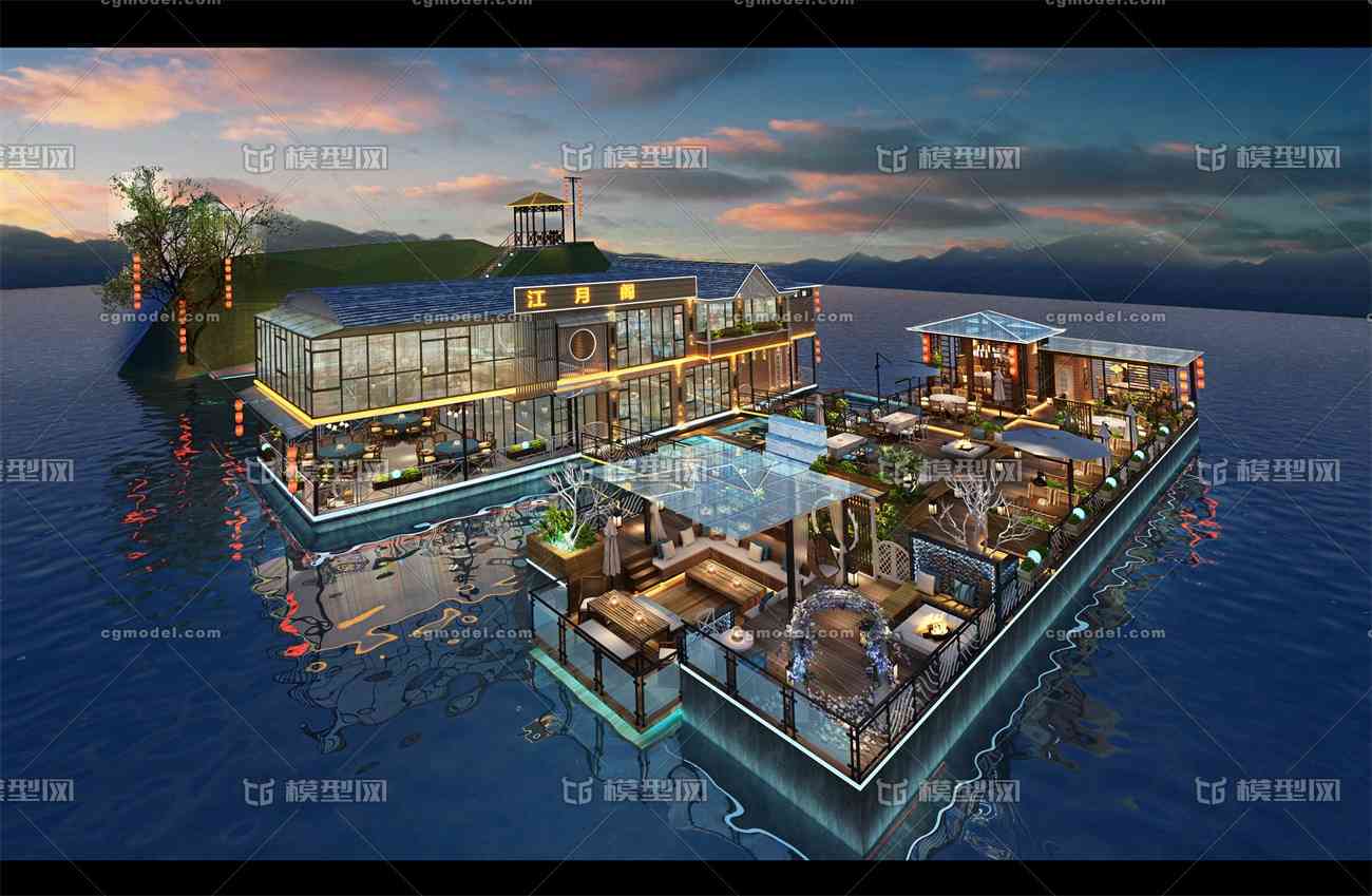 ai生成海上餐厅