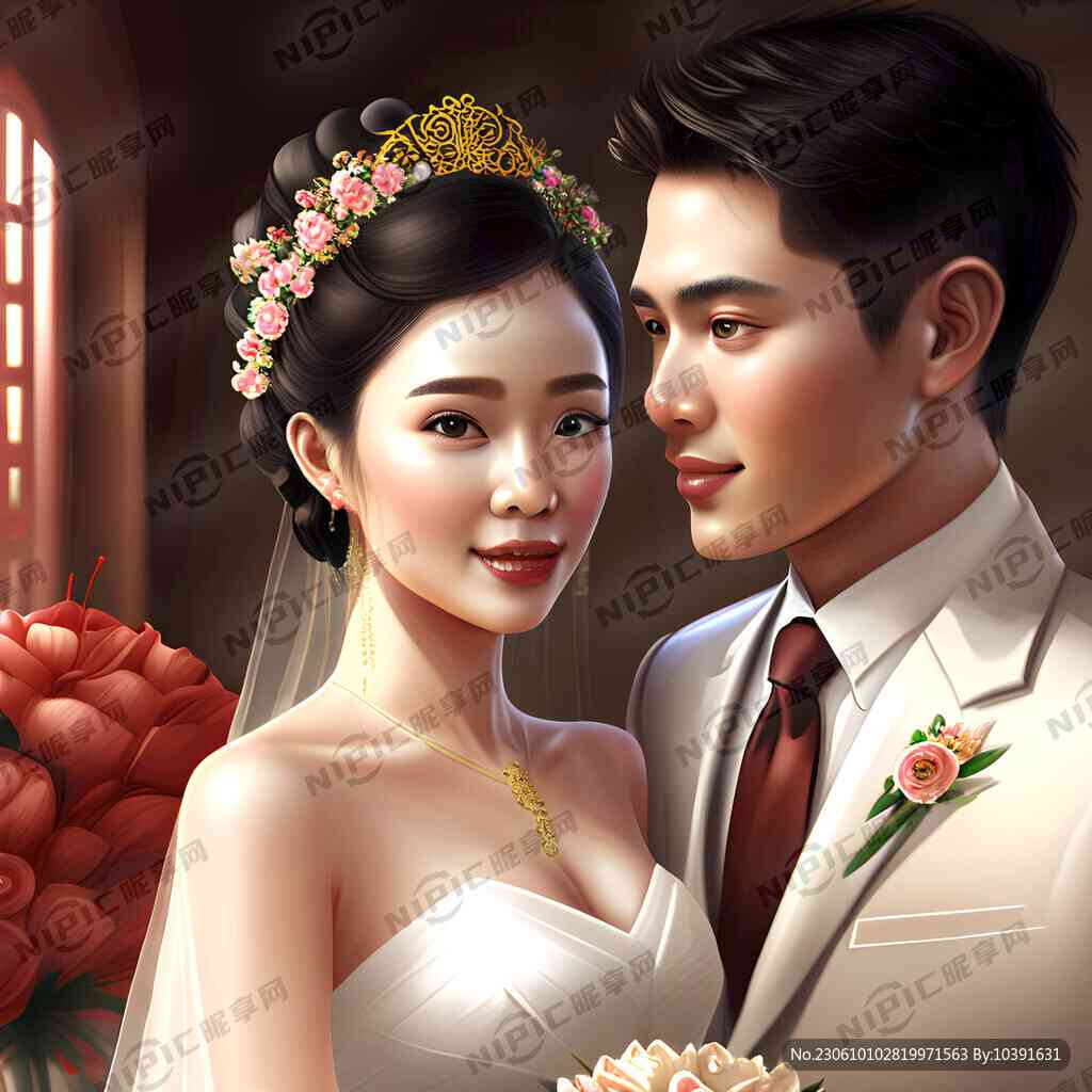ai绘画生成结婚