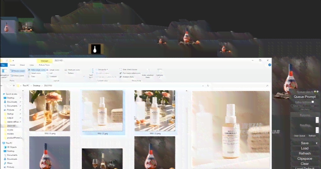 站酷精选：AI免费生成产品图片素材，一键背景素材，免费助力设计