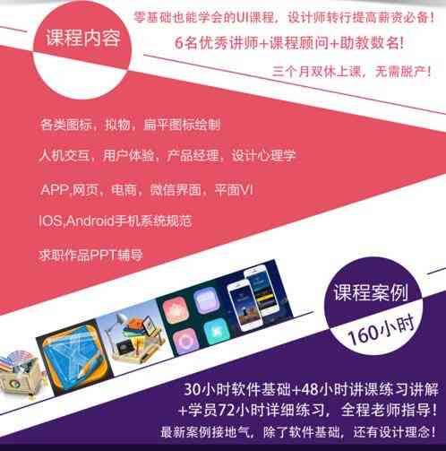 集美ui设计培训：专业学校、附近课程、设计组，价格一览不超过70字