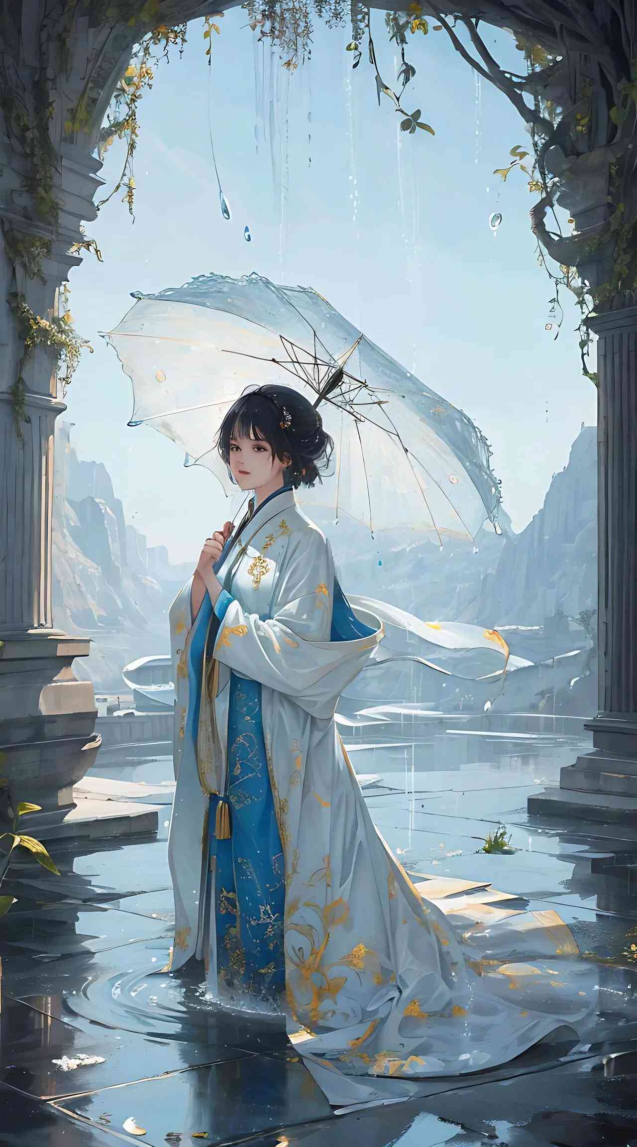 ai绘画生成二次元模板变清晰