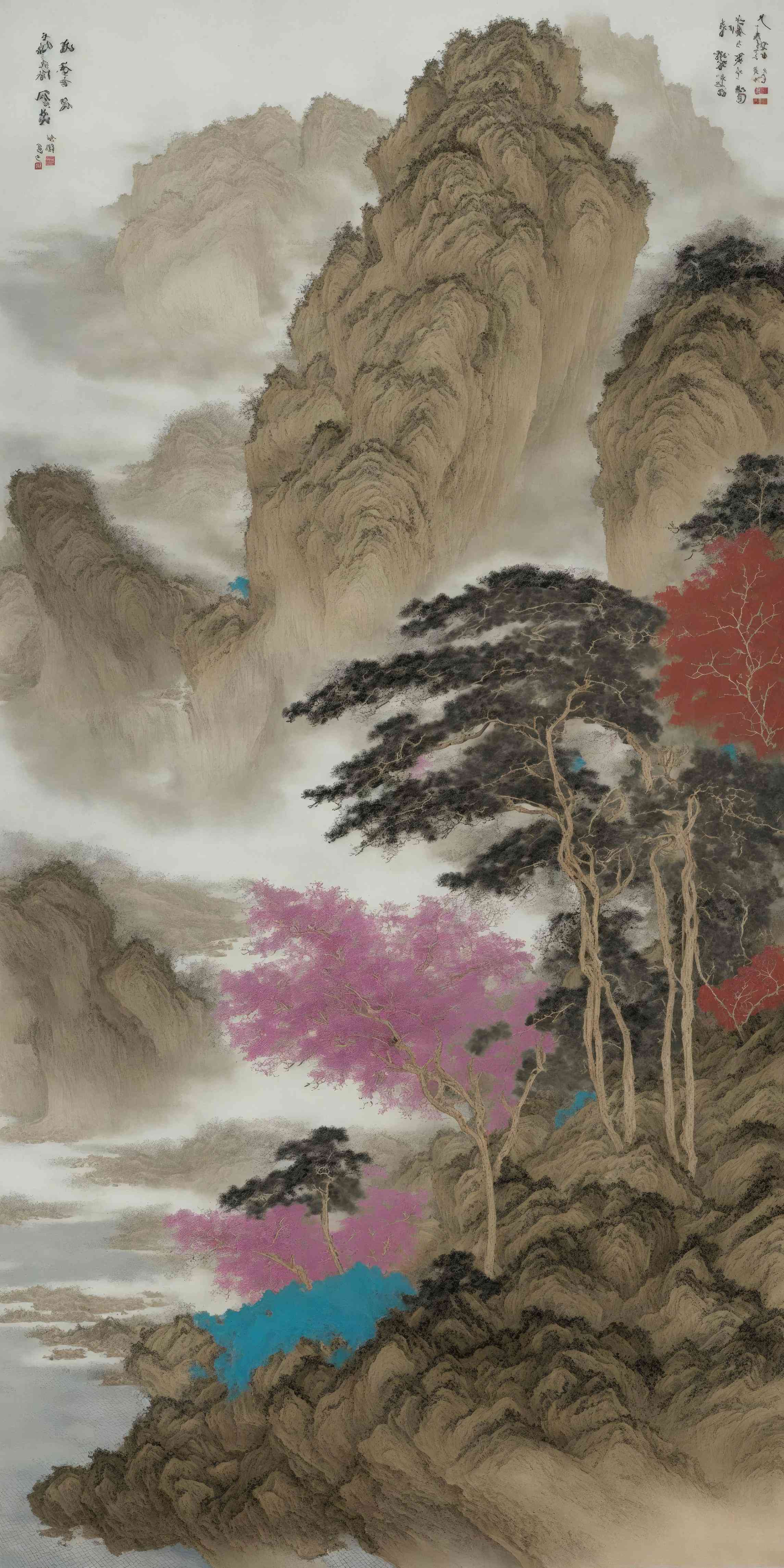 ai生成真实山水画