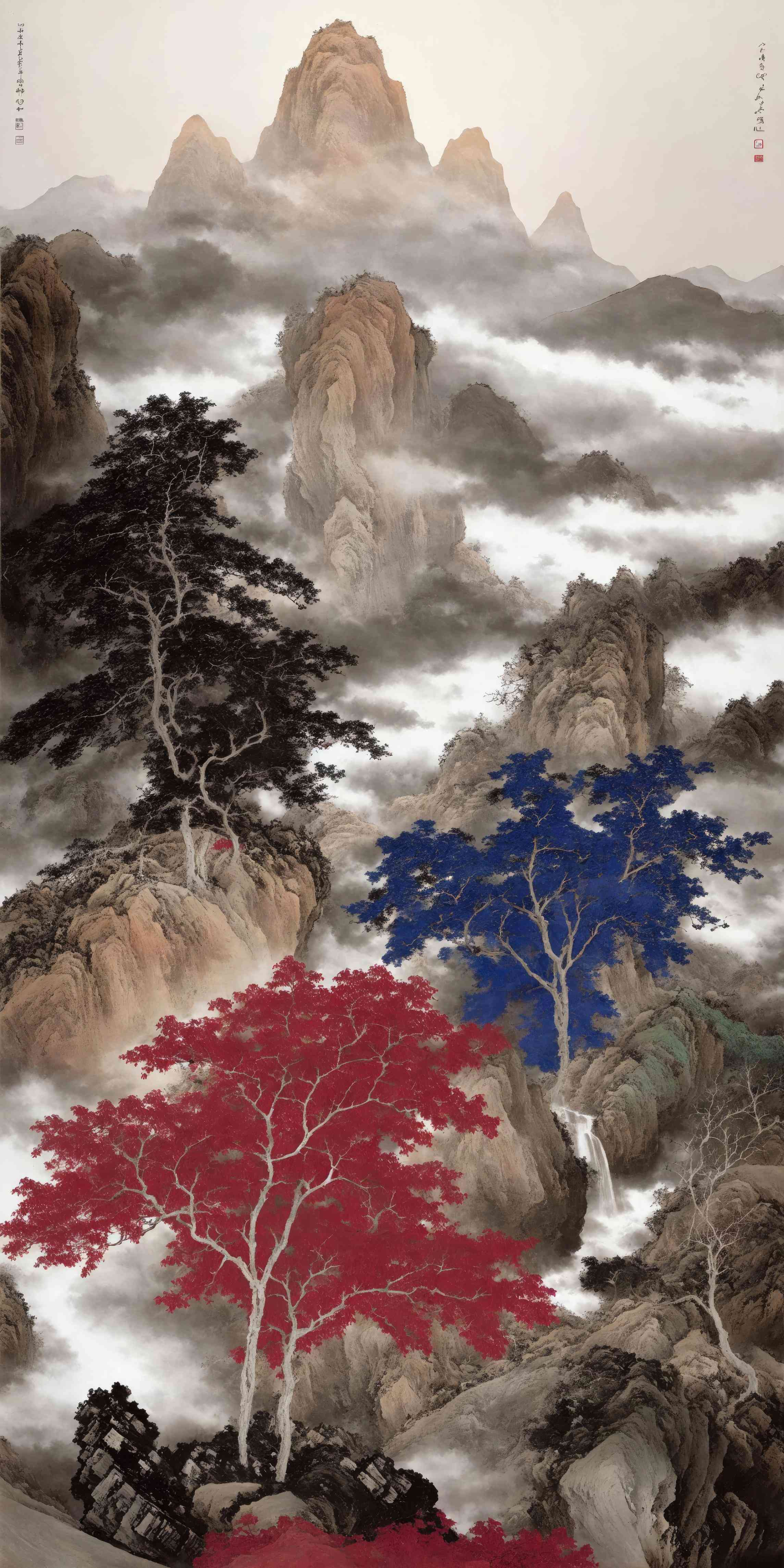 ai生成真实山水画