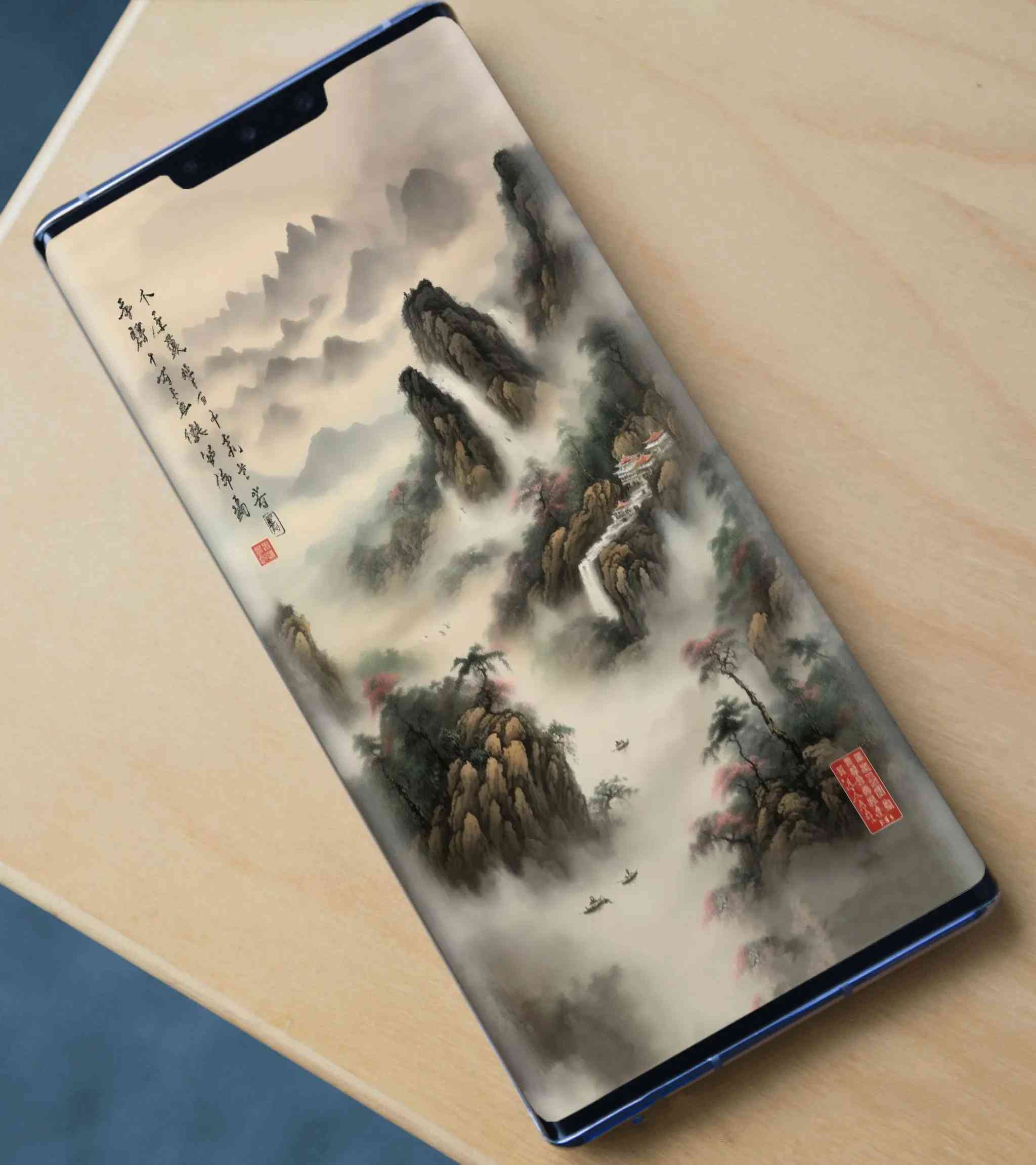 ai生成真实山水画