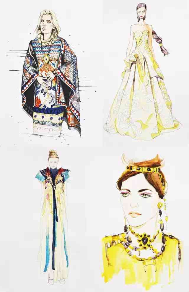 宝钗手绘艺术作品全集：经典画作欣与技法解析