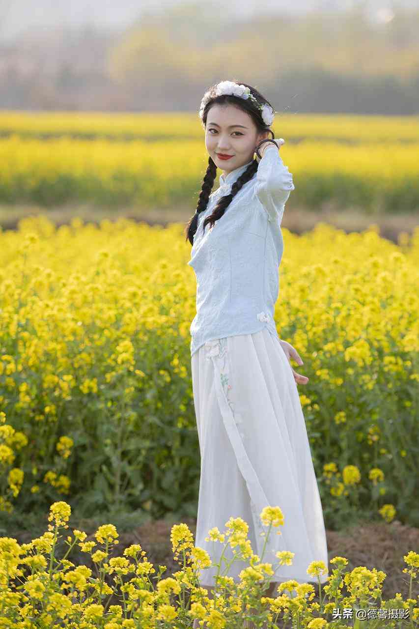 春油菜花田人像摄影攻略：打造唯美写真与油菜花海的完美融合