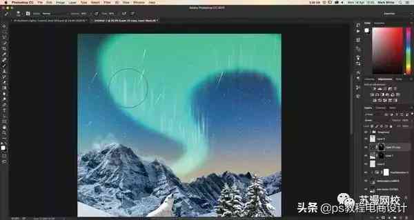 ai照片生成极光效果：专业软件教程与操作步骤