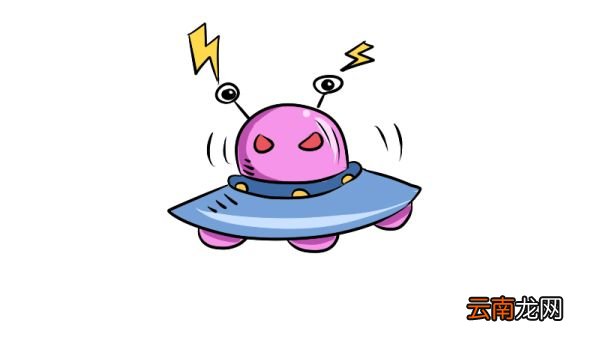 彩色科幻宙飞船笔画教程：宙飞船图片大全与画法详解