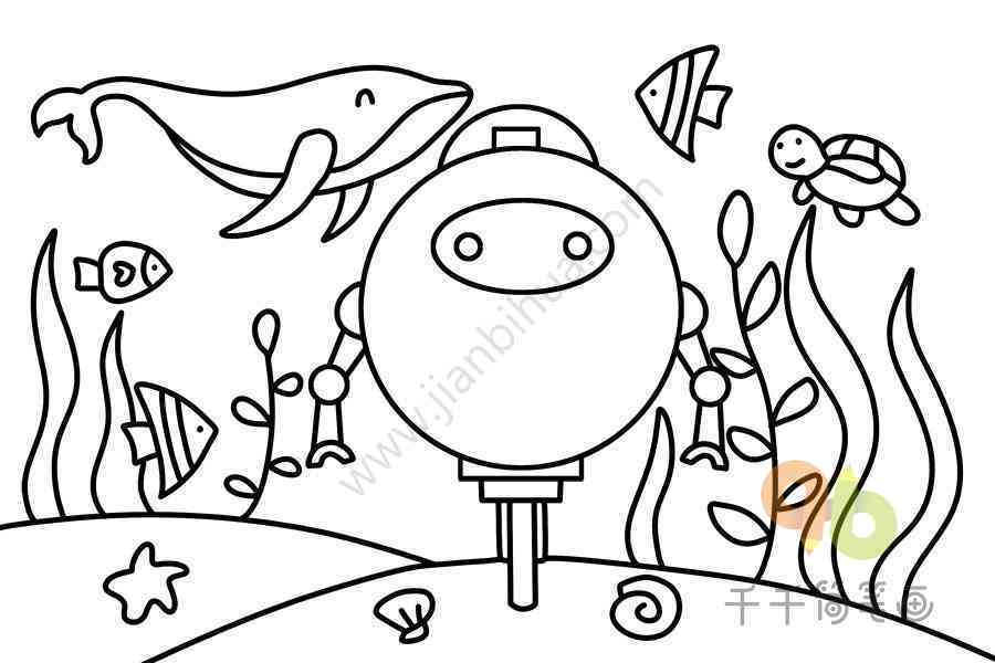 科幻画4k纸简单漂亮宙飞船之简笔画教程与创意设计