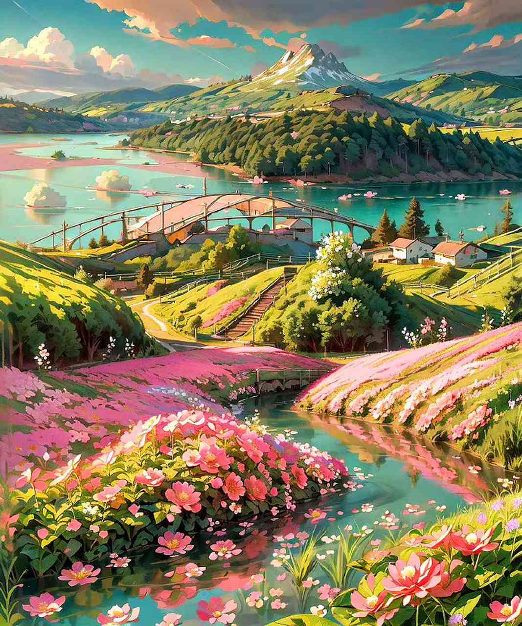 风景ai生成描述词