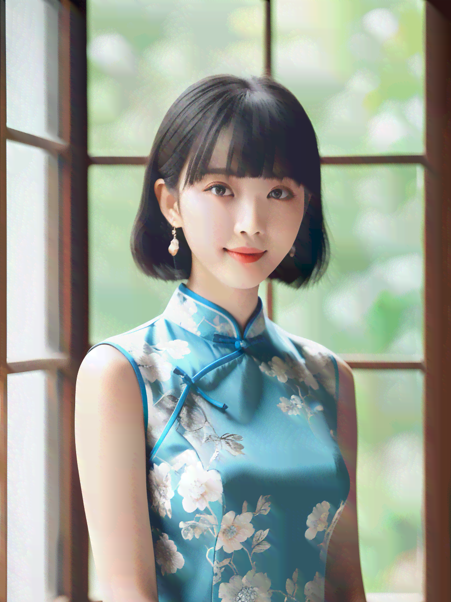 旗袍ai变脸文案短句