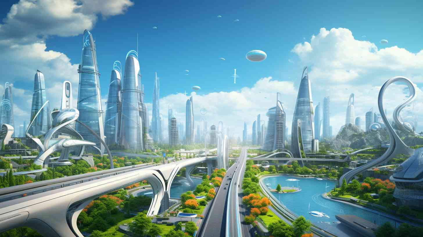 AI构筑的梦幻都市：虚拟城市的未来面貌
